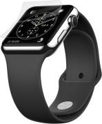 Belkin InvisiGlass Displayschutzfolie geeignet für die Apple Watch Serie 1 und Serie 2, 38 mm, 9H, echtes Glas, Kratzerschutz