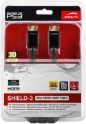 Speedlink (B-WARE)   Shield-3 HDMI Kabel für PlayStation PS3/PS4 (Unterstützt 4K Auflösung in 3D, 60 Fps, 2160p, HDMI 2.0, Ethernet, 5m)  