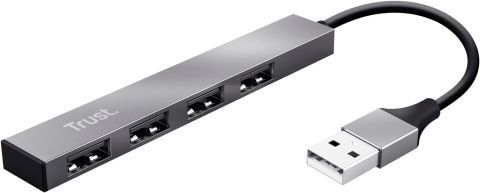 Trust Halyx Mini 4 Port USB Hub 2.0, USB-A Adapter