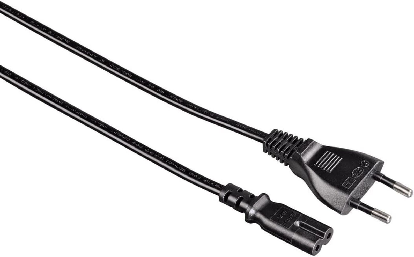 Hama Euro Netzkabel 2-Polig 1,5 m