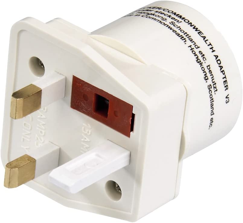 Hama Reisestecker Reiseadapter Commonwealth Adapter UK Travel Adapter 