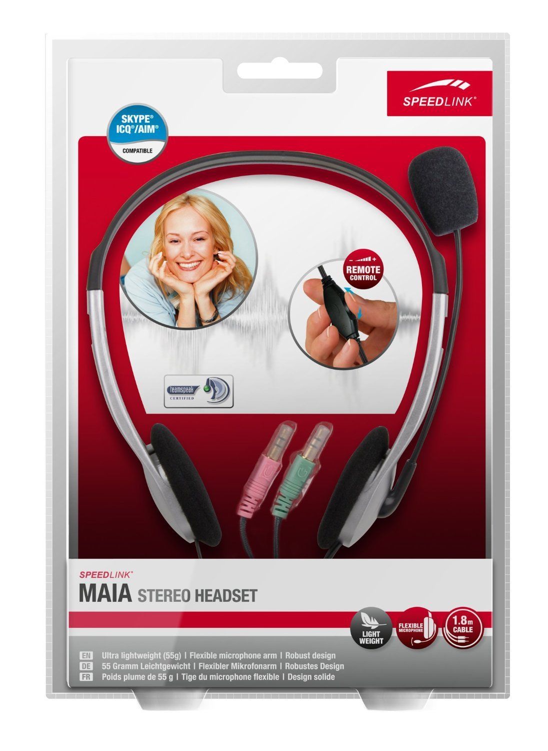 Speedlink (B-WARE) Maia Kopfhörer mit Mikrofon
